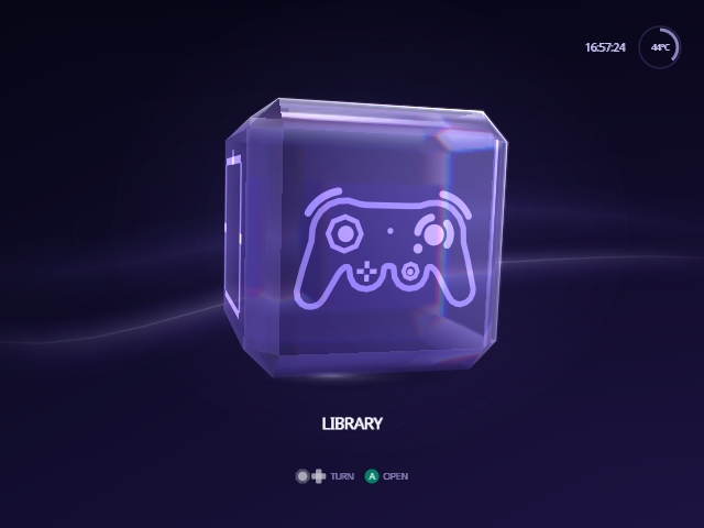 Home on the Library face.